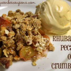 Rhubarb Pecan Cake recipe