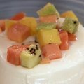 Coconut Panna Cotta With Tropical Fruit recipe