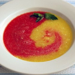 Red And Yellow Watermelon Soup recipe