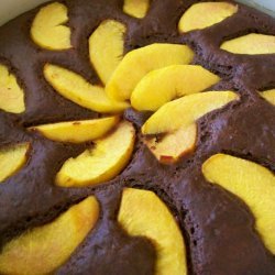 Chocolate - Ancho Peach Cake recipe