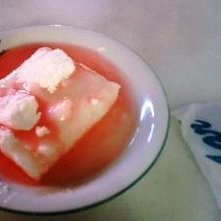 Water Pudding In Rose Water recipe
