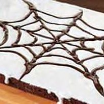 Spider Web Brownies recipe