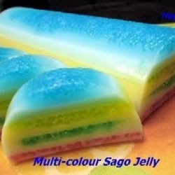 Multi-colour Sago Jelly recipe