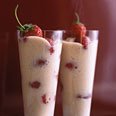 Rhubarb Sabayon With Strawberries recipe