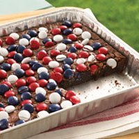 Red White And Blue Brownies recipe