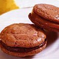 Chocolate Macaroons With Chocolate Or Caramel Fill... recipe