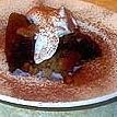 Chocolate Hazelnut Cake With Pear Compote recipe