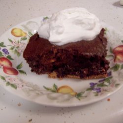 Organic Chocolate Fudge Brownie Cake recipe