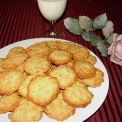 Coconut Oatmeal Lace Cookie recipe