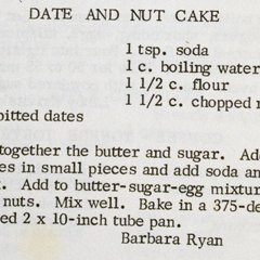 Date Amp Nut Cake recipe