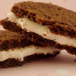 Chocolate Peppermint Cookie Sandwiches recipe