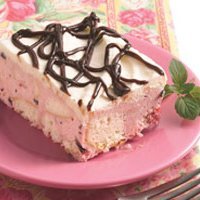 White Chocolate-cherry Chip Ice Cream Cake recipe