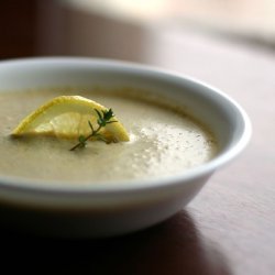 Creamy Roasted Cauliflower And Artichoke Soup recipe