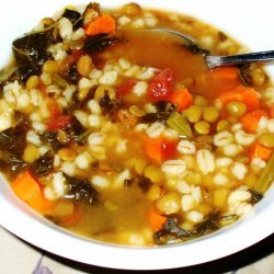 Cheap And Easy Lentil-barley Soup recipe