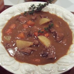 Comfy Beef Stew With A Brew recipe