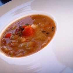 Zuppa Di Fagioli - Tuscan White Bean Soup recipe