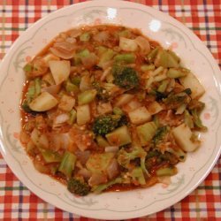 Fat Free Brocco-tater Stew recipe