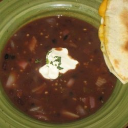 Easy Black Bean And Pepper Soup-ci recipe