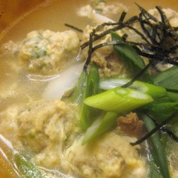 Skinless Kimchi Dumpling Soup Kimchi Mandu Guk recipe