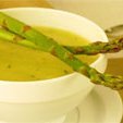 Asapragus Leek And Potato Soup With Pine Nuts recipe