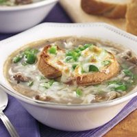 Philly Cheese Steak Onion Soup- For  2 recipe