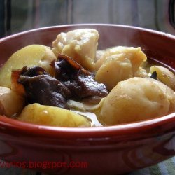 Perch Mushrooms And Potatoes Stew recipe