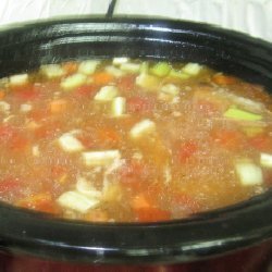 Turkey Veggie Homemade Soup recipe