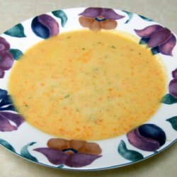 Cheddar Cheese And Cilantro Soup recipe