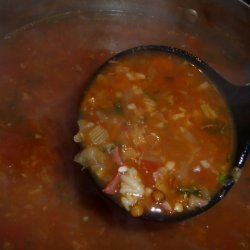 Puy Lentil Soup With Bacon recipe