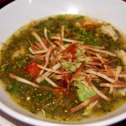 Green Chili Chicken Tortilla Soup recipe