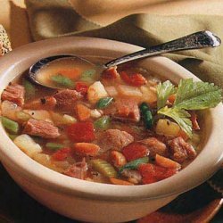Smoked Ham Barley And Vegetable Soup recipe