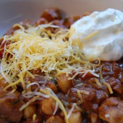 Chili With Pork And Chickpeas recipe