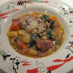 Moms Cannellini Bean Soup With Prosciutto And Real... recipe