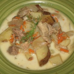 Dilly Lamb And Potato Stew recipe