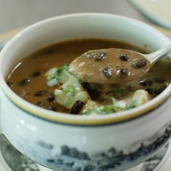 Black Bean Chowder With Yogurt-cilantro Relish recipe