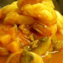 Quick Stewed Shrimp With Tarragon And Tomato Sauce recipe