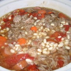 Meat And Bean Crock Pot Cassoulet recipe