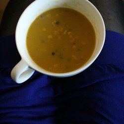 Pumpkin And Sweetcorn Soup recipe