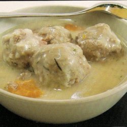 Jouvarlakia   Stuffed Meatball Soup With Egglemon ... recipe
