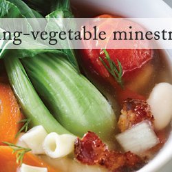 Easy And Quick Spring Veggie Minestone Soup recipe