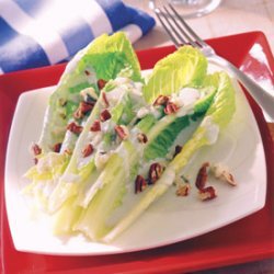Hearts of Romaine with Roquefort and Toasted Pecans recipe