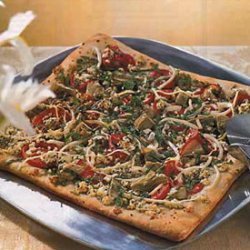 Artichoke and Feta Cheese Pizza recipe
