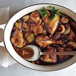 Vinegar-Braised Chicken and Onions recipe