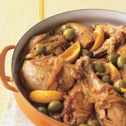Moroccan Chicken with Green Olives and Lemon recipe