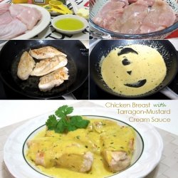 Chicken with Mustard and Tarragon Cream Sauce recipe