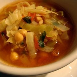 Chickpea And Cabbage Soup recipe
