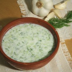 Tarator Cold Yogurt  Cucumber Soup recipe