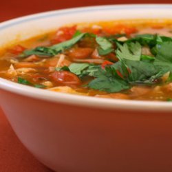 Chicken And Tomatillo Soup recipe
