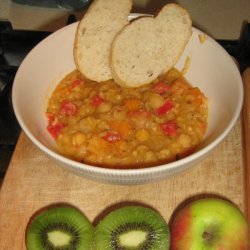 Delicious And Very Healthy Chick Pea Soup Garbanzo recipe