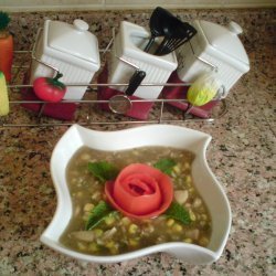 Easy Sour And Hot Chicken Soup recipe